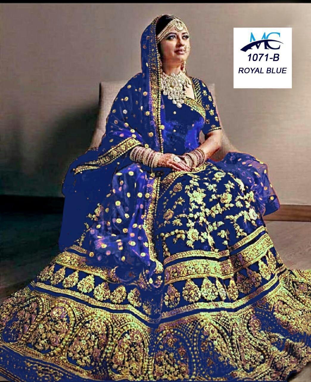 Heavy designer bridal lahenga choli