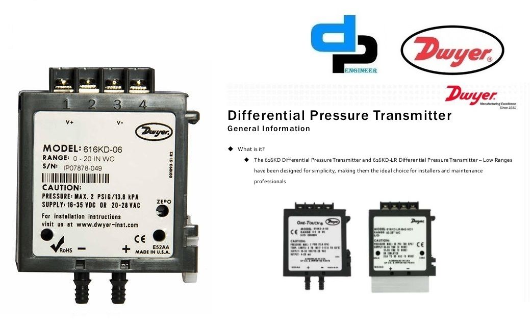 Series 616KD Differential Pressure Transmitter