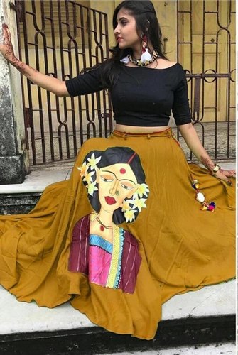 Printed designer lahenga choli