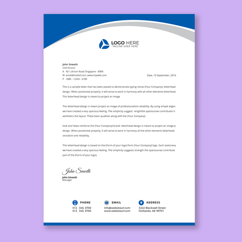 Letterhead Printing Services