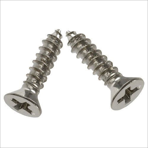 Stainless Steel Silver Self Tapping Screw