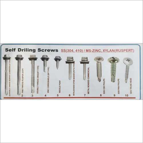 Imported SS Self Drilling Screw, For Roofing By KETAN INDUSTRIAL WORKS
