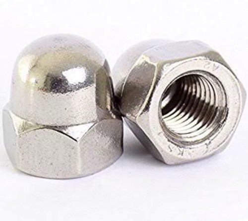 Stainless Steel And Mild Steel Round Dome Nut