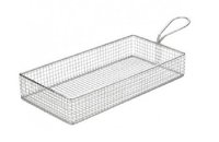 Mini Serving Wire Basket Rect SS 22 x 11 x 3.5 cm