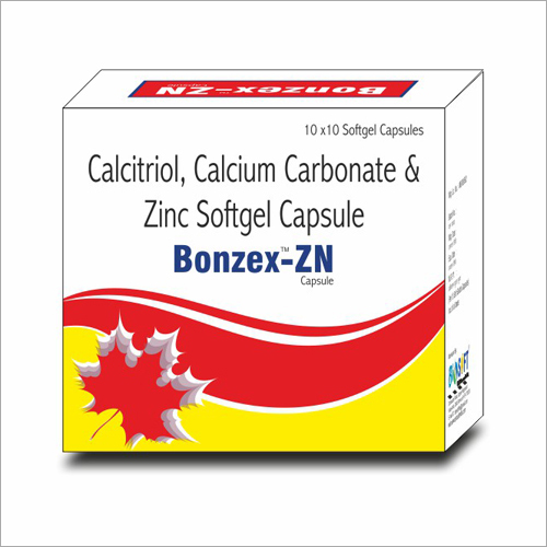 Calcitriol - Calcium Carbonate And Zinc Softgel Capsules