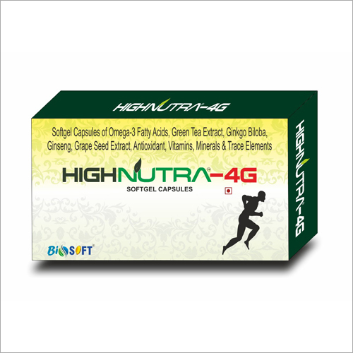 Softgel Capsules of Omega 3 Fatty Acid Antioxidant Vitamin Minerals And Trace Elements