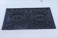 Pet Mats - Rubber Tpr Material, 27x45 Inches, Black | Quick Drying, Waterproof, Anti-microbial, Easy To Clean, Ideal For Home & Outdoor Use