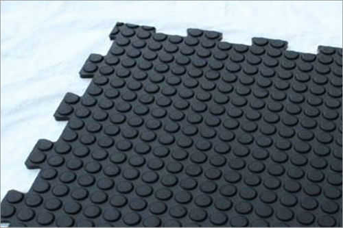 Black Garage Mat