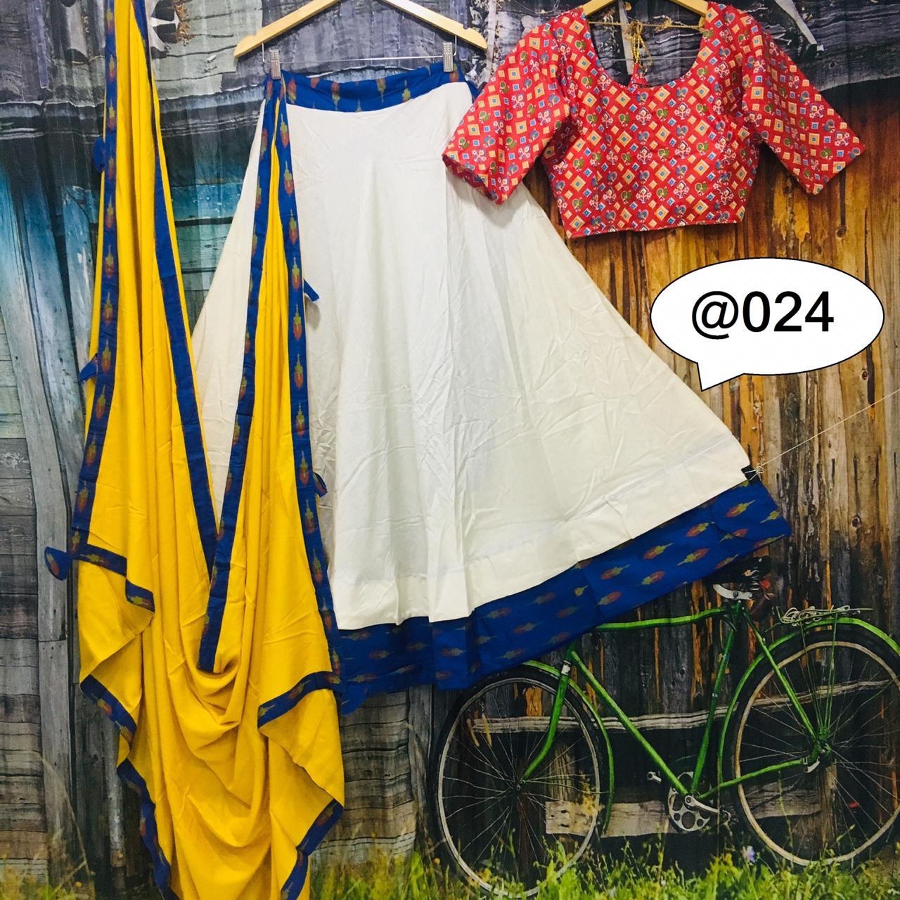 Cotton lahenga choli