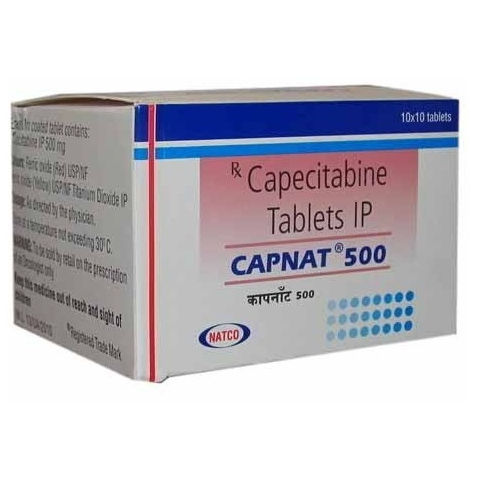 Capnat 500Mg Ingredients: Capecitabine