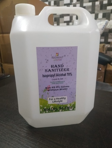 5 Litre Hand Sanitizer With 70% Alcohol