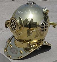 NauticalMart Vintage Nautical Brass Scuba Diver's Helmet Mark V