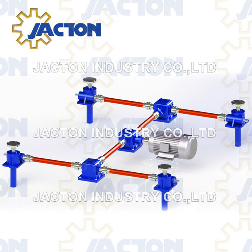 4 Post Lifting Points Worm Gear Screw Jack System