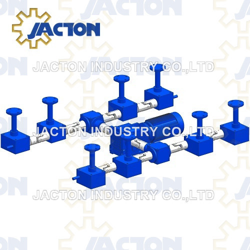 8 Post Lifting Points Worm Gear Screw Jack System