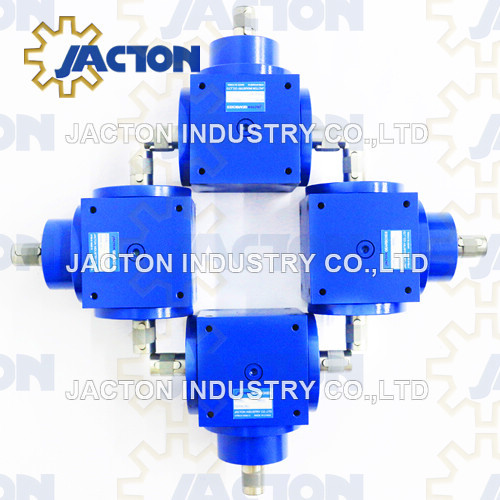 High Efficiency 1: 1 Ratio 90 Degree Jtp140 Right Angle Shaft Gearbox