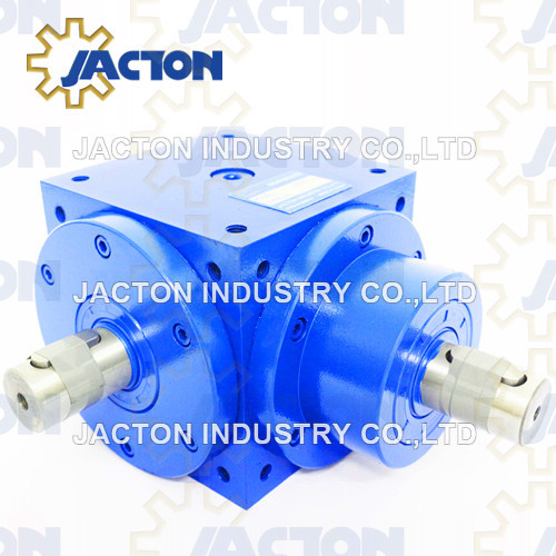 High Efficiency 1: 1 Ratio 90 Degree Jtp140 Right Angle Shaft Gearbox