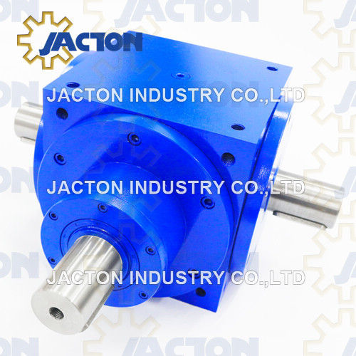 Jth90 Hollow Shaft 3 Way Bevel Gearbox 1: 1 Ratio Small Gearboxes Hollow  Shafts