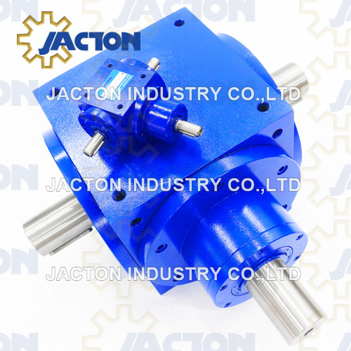 High Precision Jtp280 Spiral Bevel Precision Gearbox 60mm Drive Shaft