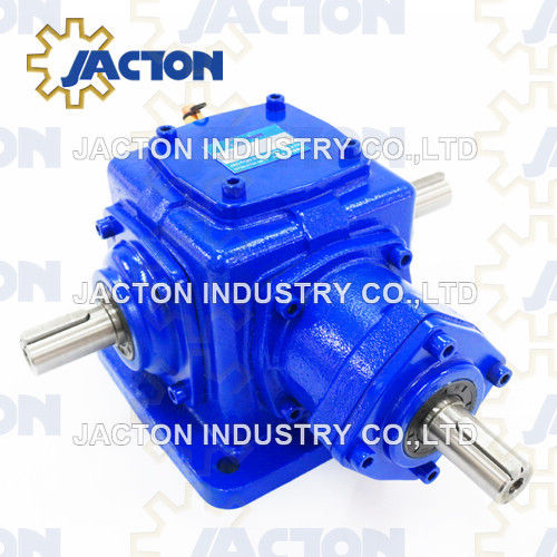 T series right angle spiral bevel gearbox, right angle bevel gear reducer  with two shafts, right angle gearbox with 1 1 speed increase, gear box  ratio 1 to 1, t series angle