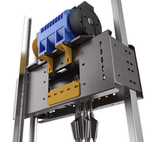 MRL Traction Machine