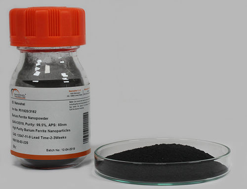 Black/grey Barium Ferrite Nanopowder