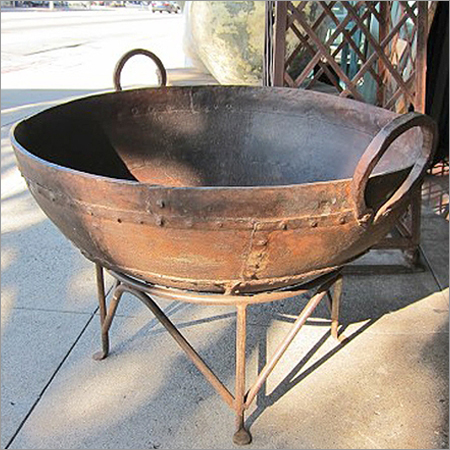 Antique Kadai Studded Fire Bowl