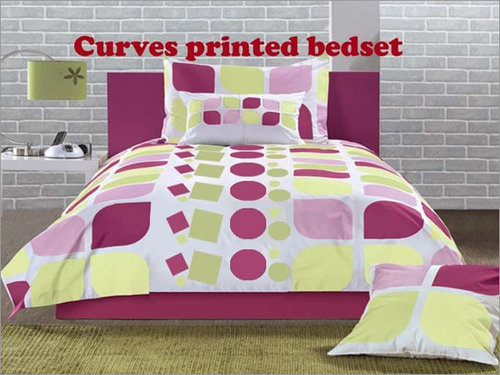 Curves Printed Bed Sheet