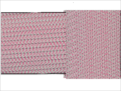 Pink -White-Grey Cellular Baby Blanket