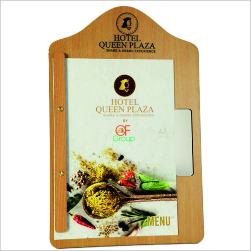 Wooden Menu