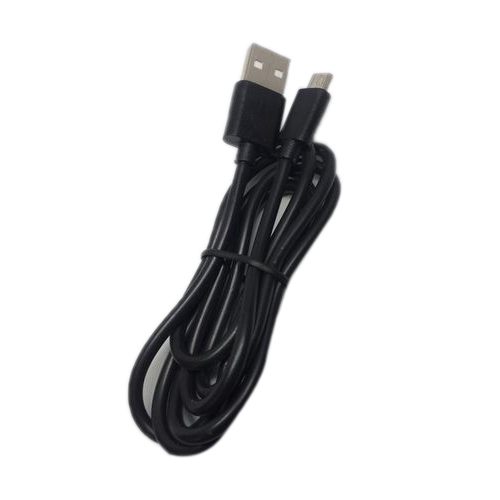 Long Wire Data Cable - PVC Micro USB, 1.2 MTR, Output Current 1A - 4A, Black Color, Lightweight 20-30 gm for Efficient Data Transfer