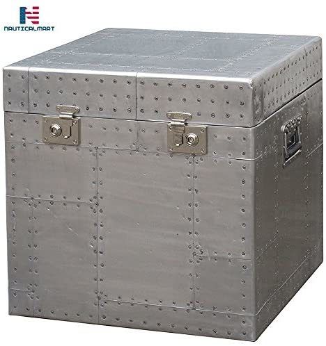 NauticalMart Aviator Spitfire Trunk End Table