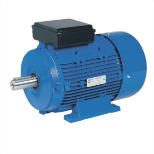 Blue Single Phase Dual Capacitor Electric Motor