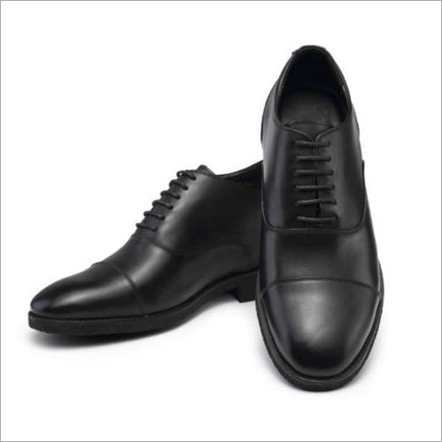 Black Mens Tpr Sole Formal Shoe