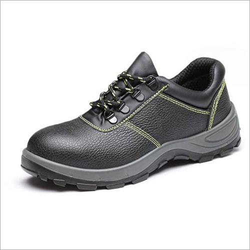 Black Pu Double Density Sole Safety Shoe