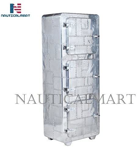 NauticalMart Aviator Fridgey 3 Door Tall LHF Cabinet