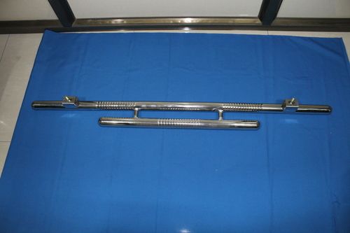 Stainless Steel 506D - Tvs Rear Bumper Double 1.5" Pipe