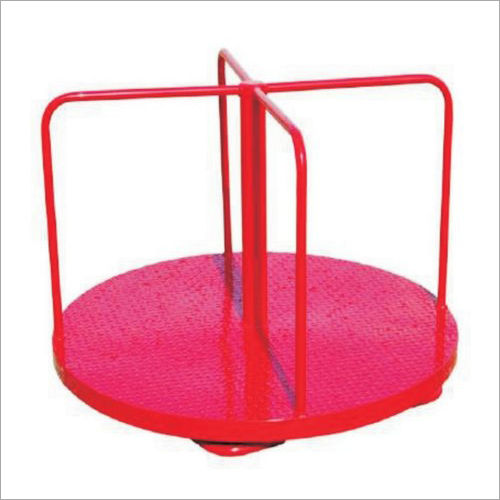 Outdoor Playground Metal And Plastic Merry Go Round