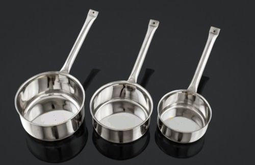 Sauce Pan with SS Handle 7 to 12 dia.