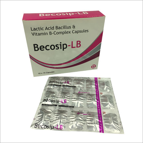 Lactic Acid Bacillus And Vitamin B Complex Capsules General Medicines Price 750 Inr Box Id C6107478