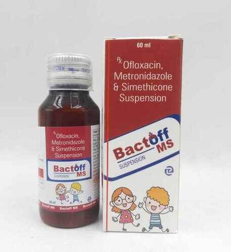 60 Ml Ofloxacin Metronidazole Benzoate And Simethicone Syrup General Medicines