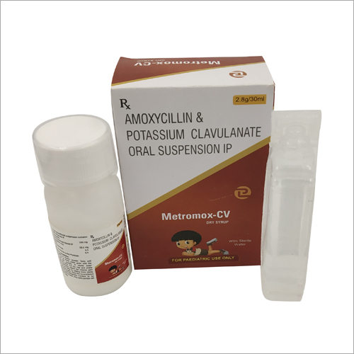 30 ML Amoxycillin And Potassium Clavulanate Oral Syrup IP