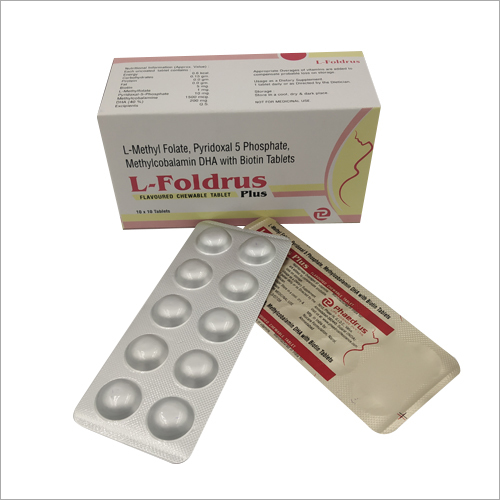 L-Methyl Folate Methylcobalamin DHA With Biotin Tablets