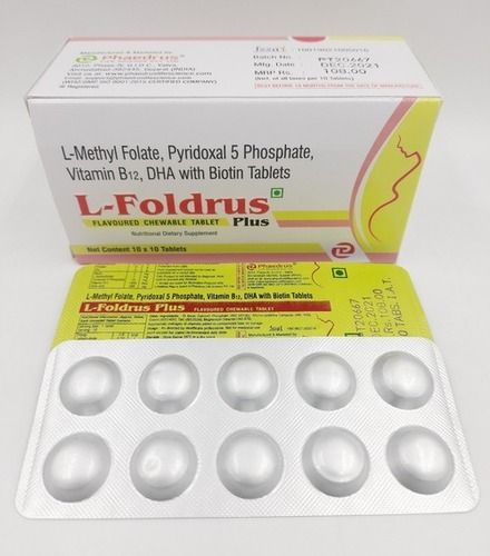 L-Methyl Folate Methylcobalamin DHA With Biotin Tablets