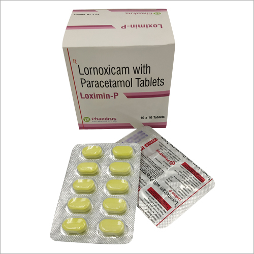 Lornoxicam With Paracetamol Tablets By PHAEDRUS LIFE SCIENCE PVT LTD