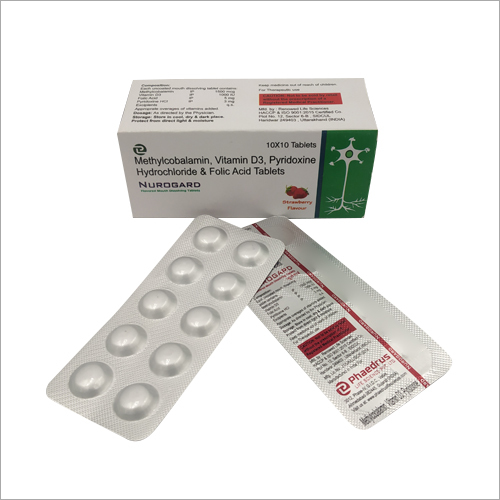 Methylcobalamin Vitamin D3 Hydrochloride And Folic Acid Tablets
