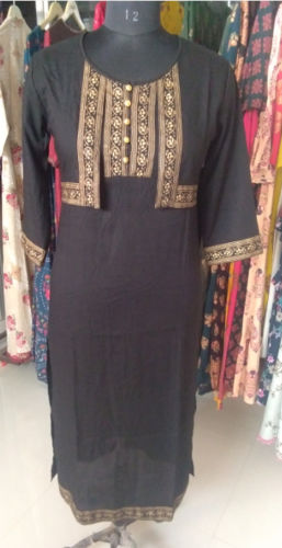 Ladies Kurtis Bust Size: 38 Inch (In)