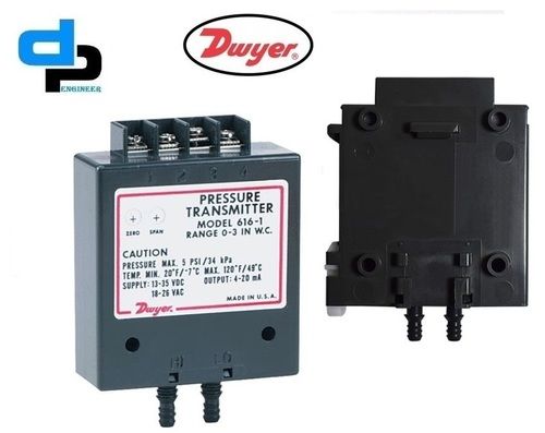 Dwyer 616kd-10 Differential Pressure Transmitter (616kd-10) Accuracy: A 2% Fs %