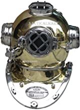 NauticalMart Mark V Divers Helmet HM783 Navy DEEP Water 18" Diving Divers Helmet REPRODUCTIONS