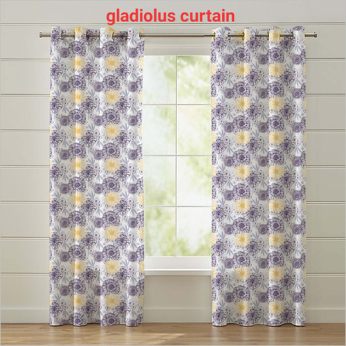 Multicolor Gladiolus Curtain