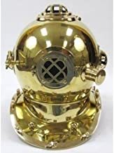 Vinatage Nautical Antique Marine Divers Helmet Mark V Special Edition Brass
